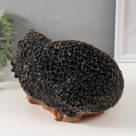 Figure "Hedgehog Vika" height 14 cm, width 15 cm, length 23.5 cm.-3