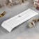 Porcelain dish, 30.5 × 9.5 cm, white color