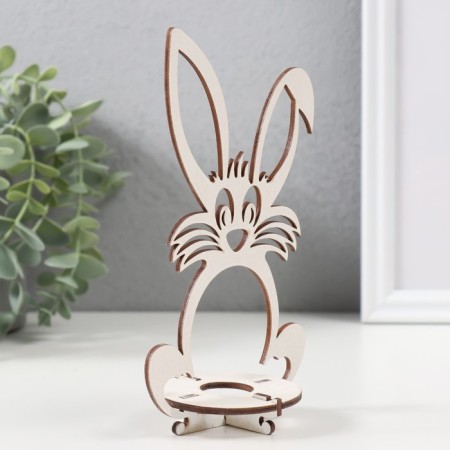 Easter stand "Hare" 9.3x6.5x17 cm (set 3 parts) White-2