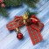 Decoration Christmas tree "New Year's Style" Banta Cage Berry, 14x11cm, red