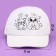 Cap for coloring "puppies"
