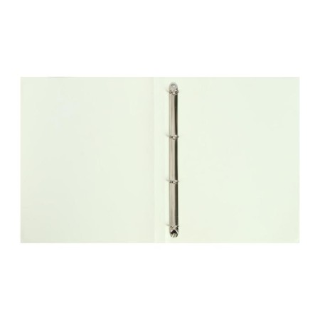 Folder on 4 rings A4, Calligrata, 18 mm, 500 μm, milky white, mix-1
