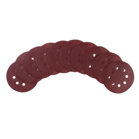 Circle of abrasive grinding under the "Velcro" tundra, perforated, 125 mm, P320, 10 pcs.-4
