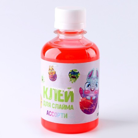 Glue for the manufacture of Slime Slimes, 200 ml, assorted