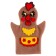 Finger theater doll on the hand "chicken"