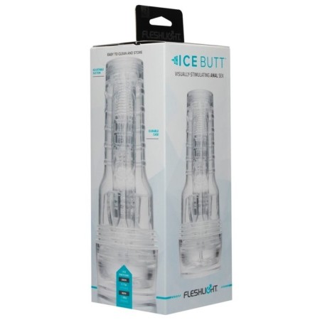 Masturbator Fleshlight Crystal Ice, anus, transparent-1