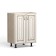 Cabinet floor shortened Angelica, 600x290x820, dairy oak/ash