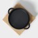 Cast iron pan “High circle with handles”, D = 18 cm, on a wooden stand
