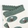 Women's socks minku "snowdrops", green color, size 36-39 (23-25 ​​cm)
