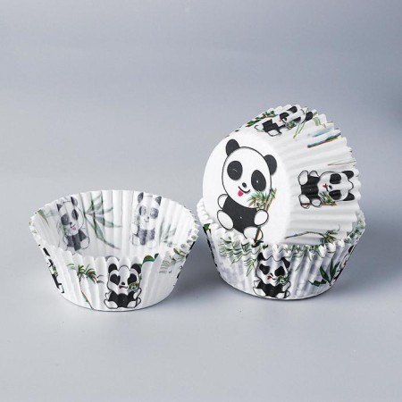 Panda tartlets, set 24 pcs., Types mix