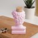 David toothpick stands, pink, 5x5x9 cm
