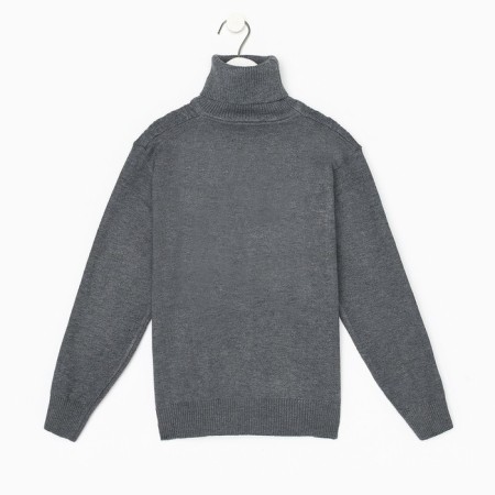 Sweater for the boy, the color is light gray, height is 146-152 cm-2