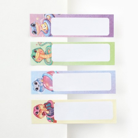 Steams of bookmarks with a sticky layer “Make a desire. Symbol of the year ", 4 pcs, 20 l-2