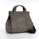 Road bag with lightning, external pocket, long belt, beige/brown color