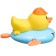 Clothing toy for a bathtub with a spray "duckling", crush me