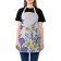 Apron of a kitchen with a photo print "Summer Paints", adjustable, size OS