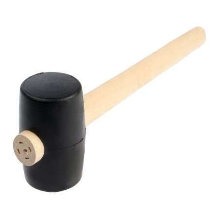 Kiyanka scrap, wooden handle, black rubber, 50 mm, 250 g-3