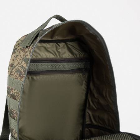 Tactical backpack, TAIF, 30 l, lightning department, outer pocket, camouflage color/green-6