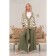 Women's pants, size 42, khaki color