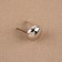 Legs for the bottom of the bag, 15 × 7 mm, 4 pcs, silver color