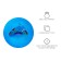 Children's ball zabiaka "dolphin", d = 22 cm, 60 g, blue color