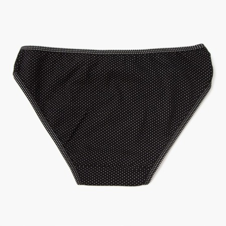 Panties female slips, black color in peas, rn 44-46 (l)-1