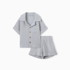 The costume of children (shirt and shorts) I am, I, p. 86-92, gray
