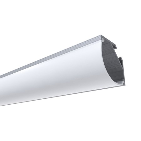 Aluminum profile Apeyron, 16x16 mm, corner, 1 m, matte diveter, accessories