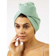 Terry towel for drying hair Sofi de Marko Beatrice, 380 gr, size 26x58cm, sea wave color