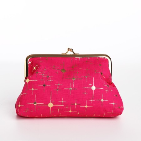 Cosmetic bag, raspberry color-1