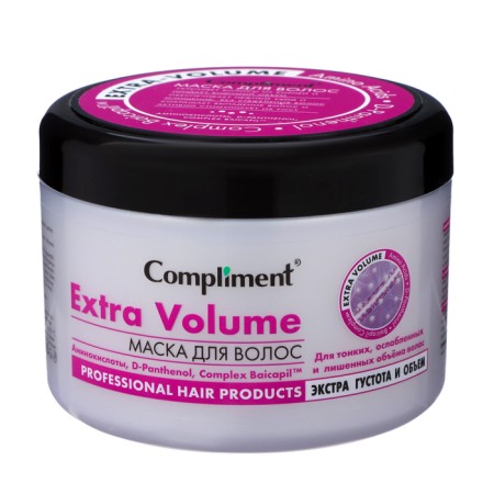 Hair mask Compliment Extra Volume "Extra density and Volume", 500 ml