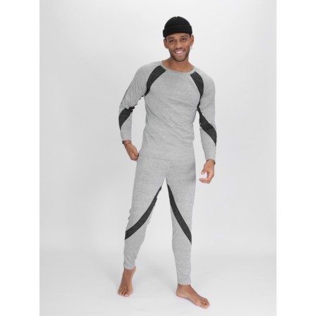 Thermal underwear is male, size 54-56, the color is light gray-1