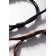 Bracelets "Demetrons" owls, black-brown color, l = 12.5 cm