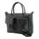 Portfolio, genuine leather, black 45x40x12 cm