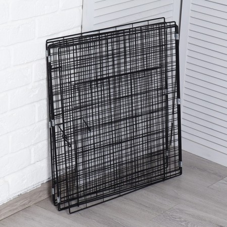 Animal aviary "Pigzon" 6 sections on clips 60 x 60 cm, Sh.p. 37-40 mm, folding, black-8