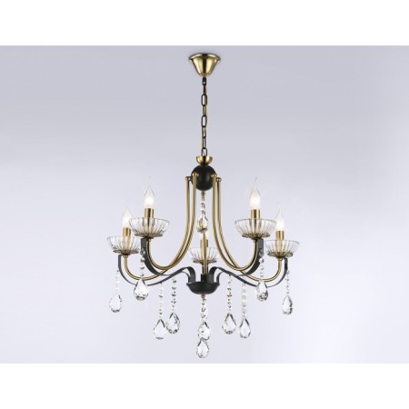 Crystal chandelier with Ambrella Light, Classic, Tr4952, 5HE14, Black Color, Gold-4