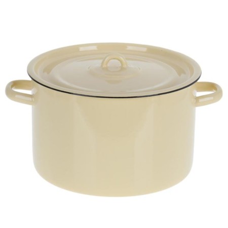 Pan without a decolle, 7 liters, induction, metal cover, color mix-6