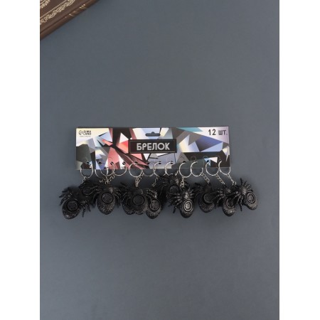Keychain Plastic Veterok "Spider" 4.7x5.5x1.5 cm-3