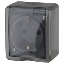 2p+E IP54, 16A-250V, OU, Era Expert, Gray