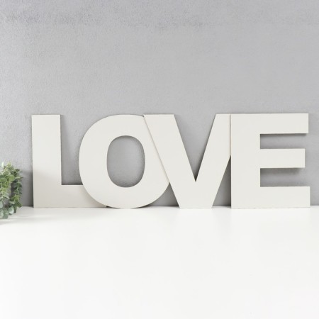 Panel letters "Love" The height of the letters 30 cm, set 4 details white-2
