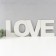 Panel letters "Love" The height of the letters 30 cm, set 4 details white