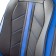 Frame 3D capes Car Performance, 2 pcs, eco-leather, black-blue