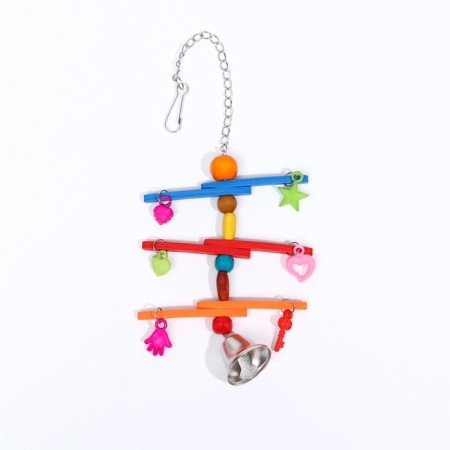 Toy for birds "keychain", mix-2