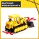 Radio -controlled "construction" tractor, works from batteries
