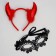 Carnival set "Devil in the flesh" (rim+mask)