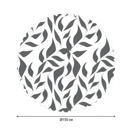 Tablecloth “leaves of oblivion”, round, Saten, d = 150 cm-1