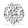 Tablecloth “leaves of oblivion”, round, Saten, d = 150 cm