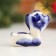 Souvenir "Snake Maroussia", Gzhel, 4.5 cm