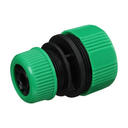 The coupling is transitional, for hoses 1/2 "(12 mm)-3/4" (19 mm), a cane connection, ABS plate, GreenGo