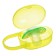 Nipple - orthodontic dummy with container, +3 months, green color